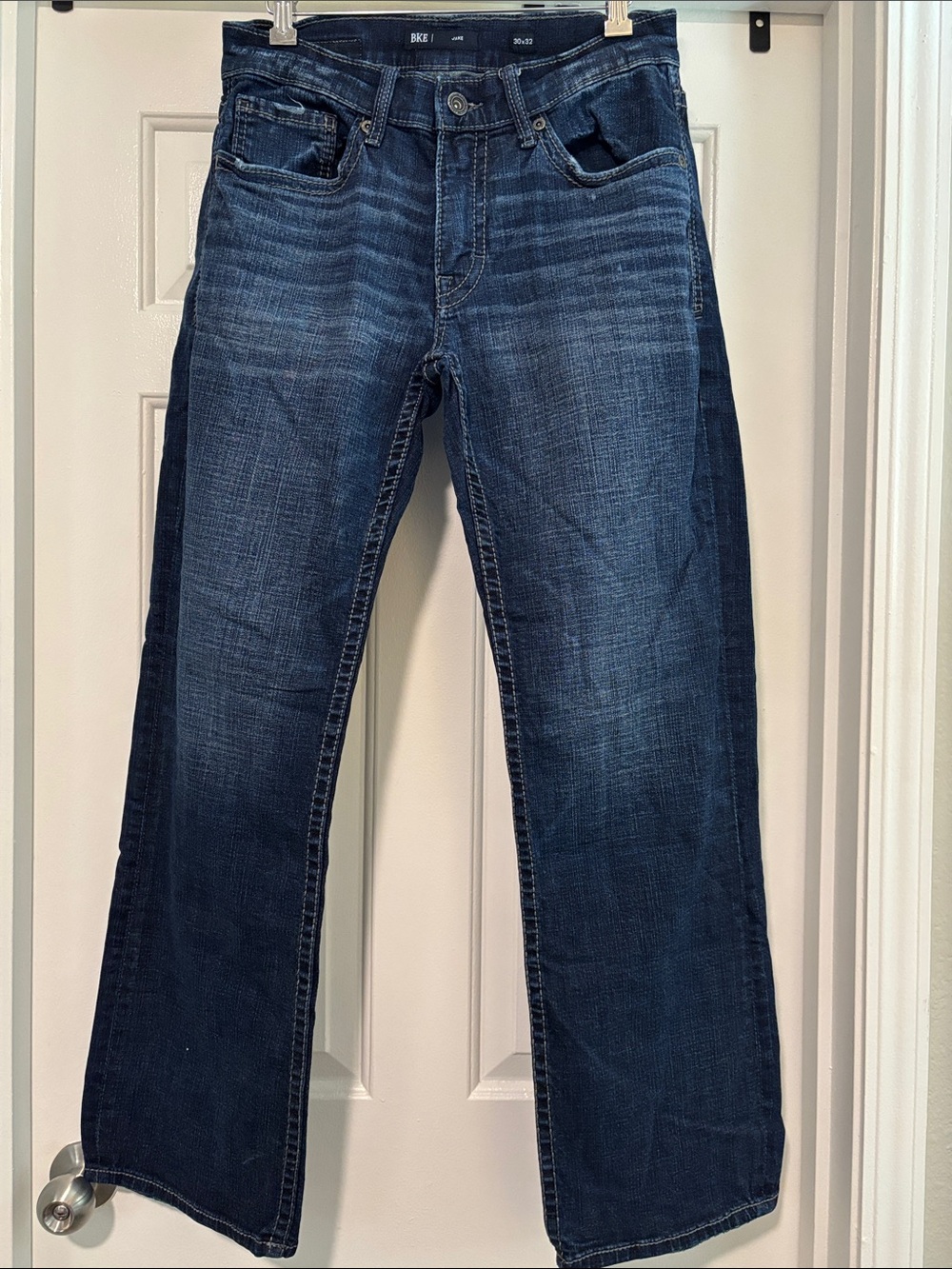 BKE Men's Dark Blue Jeans